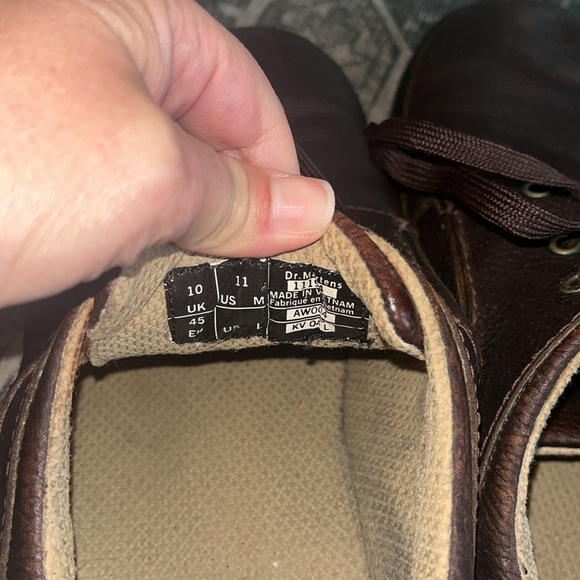 Dr Martens Ordell Oxford brown leather shoes size 11 main image 6